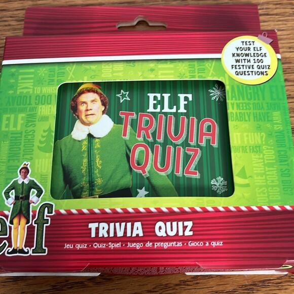 Elf Trivia Quiz Cards, Family Bingo, Playing Cards Bundle buddy the Elf - Picture 2 of 7